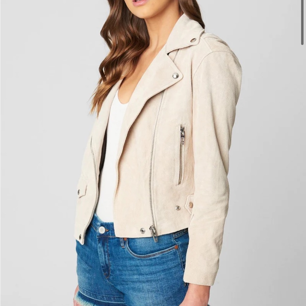 Blank NYC Sunday Drive Suede Leather Jacket XS